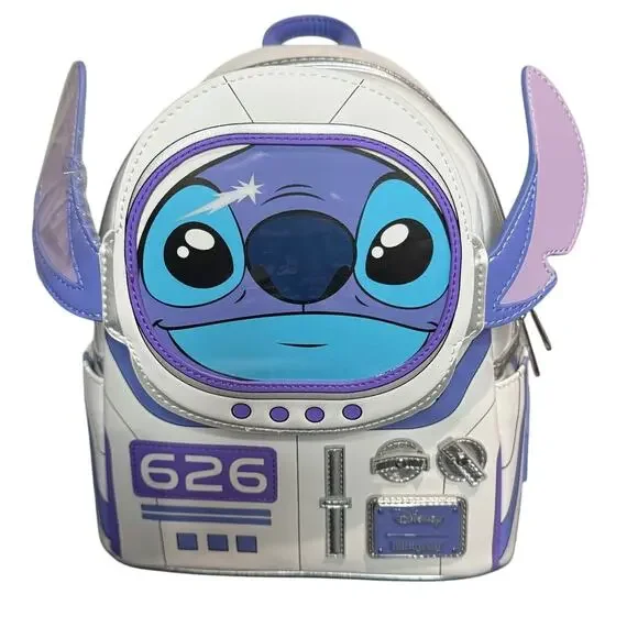 Loungefly Stitch Explorer 626 Figure Astronaut Mini Backpack Bag NWT Space Alien 32AD77E3-C87D-47C5-99CD-  main image 2